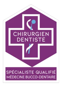 Autocollant chirurgien dentiste spécialisé bucco-dentaire