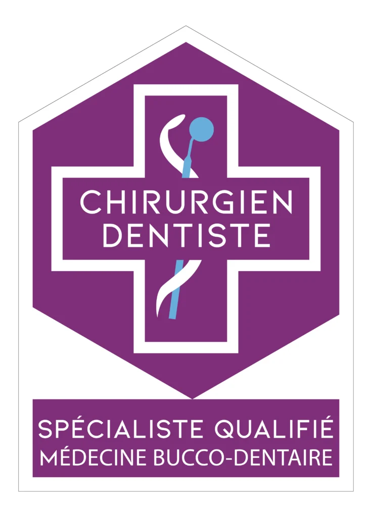 Autocollant chirurgien dentiste spécialisé bucco-dentaire