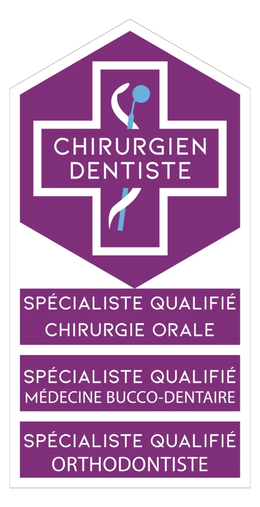 Autocollant chirurgien dentiste et spécialités