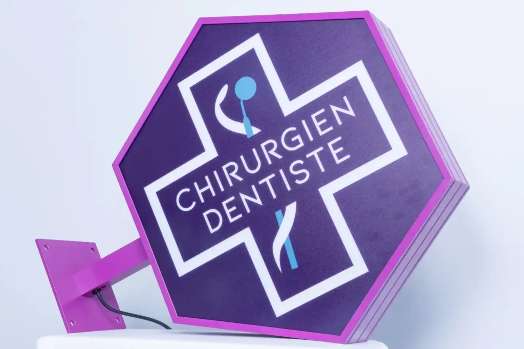 enseigne dentiste